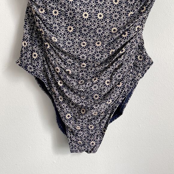 Bond-eye Australia mandala print ruched stomach slimming one piece swimsuit 8 - Picture 3 of 6